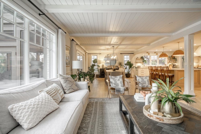 A beautiful open-concept living space in one of Haggerty's new construction homes.
